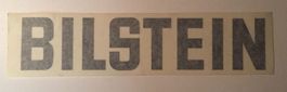 Bilstein Fahrwerk Aufkleber Sticker 26x5.5cm Chrom NEU