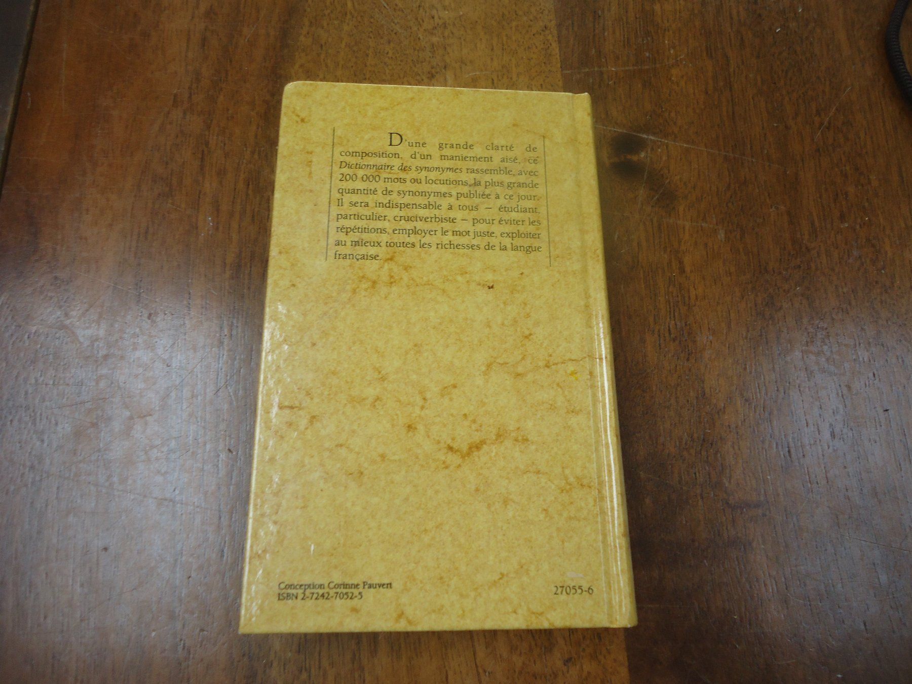 Libri: Dictionnaire des synonymes – Usato da Vessy venduto da mafabe 1