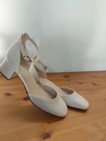 Elegante Sandaletten/Pumps in Creme