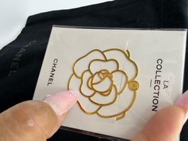 Chanel camellia bookmark