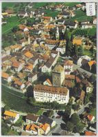 Flugaufnahme Restaurant Schloss Brandis - Maienfeld