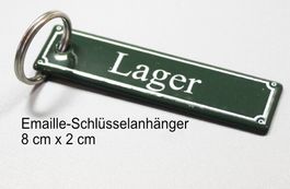Emaille-Schlüsselanhänger Werkstatt - neu