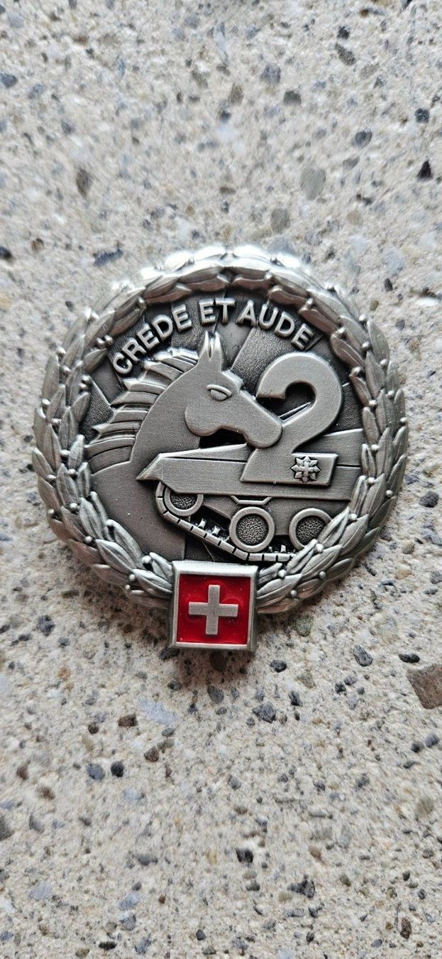 Schweizer Armee Placchette & Badge: *** Beretemblem Silber *** – Nuovo (secondo la descrizione) da Riedholz venduto da fr_sIruP