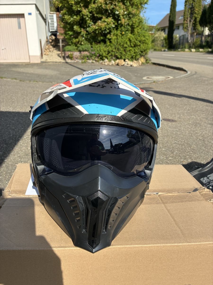 Caschi & visiere: LS2 Jet Helm mit Kinnteil – Usato da Witterswil venduto da Gnumpfff