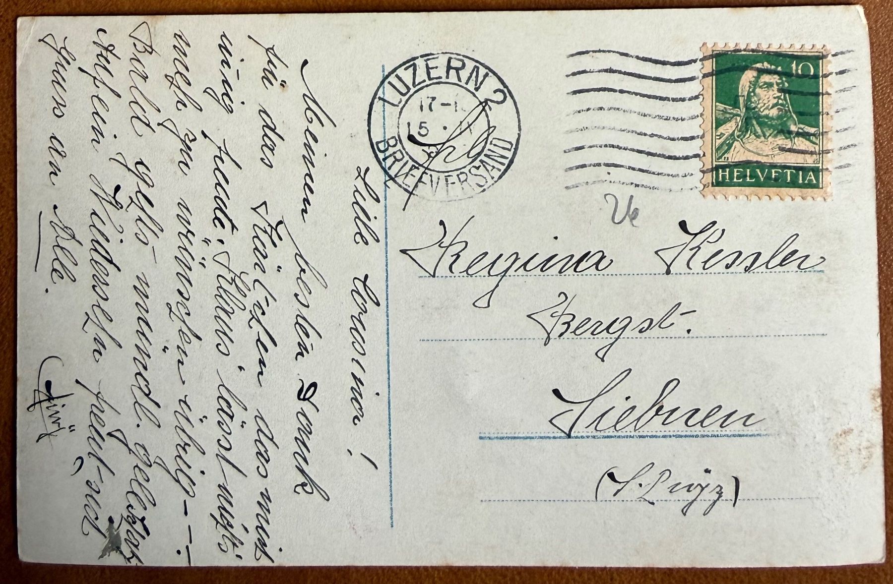 Cartoline postali: Couple - Pâques - 1920 – Usato da Lutry venduto da Ediego 1