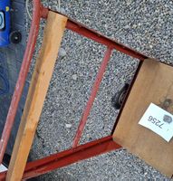 Platten Transportwagen rot Stahl gebraucht