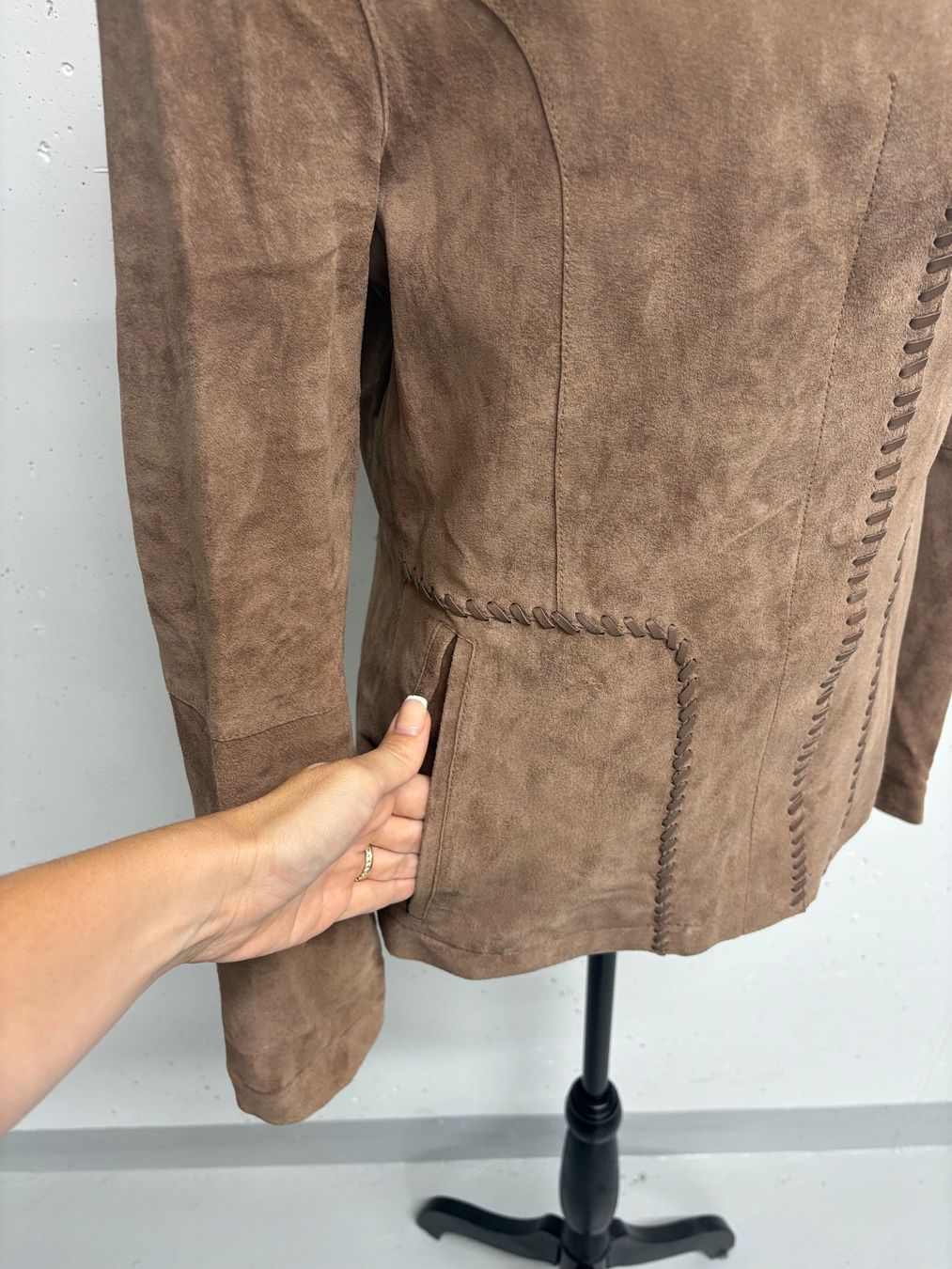 Jacken: Private Label Lederjacke Lederblazer Gr. 36 braun – Neu (gemäss Beschreibung) aus Regensdorf von secondchancefashion 1