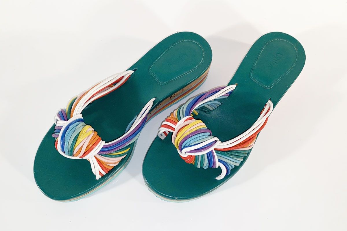 Chloé Scarpe da donna: CHLOÉ Leder Sandalen grün, Gr. 41 – Nuovo (secondo la descrizione) da Ballwil venduto da ClassicGallery 3