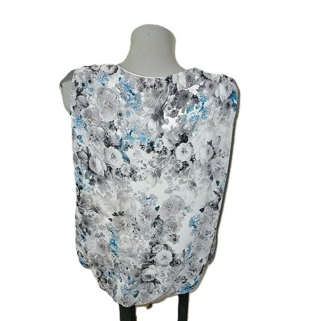 Top: geblümtes buntes Top ca. Gr. M / L Boho – Usato da Füllinsdorf venduto da Sunnebliemli7 1