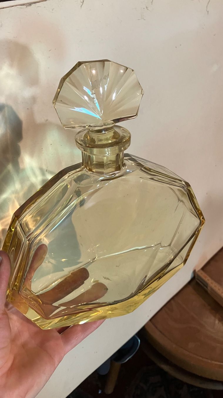 Flaconi: Flacon jaune Art Déco Deko Flasche Parfum – Usato da St-Cierges venduto da LeRegain 5