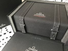 OMEGA ORIGINAL SPEEDMASTER WATCH CASE BOX ECRIN SCHACHTEL !