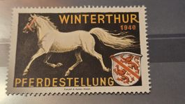1940 Soldatenmarke Winterthur Pferdestellung