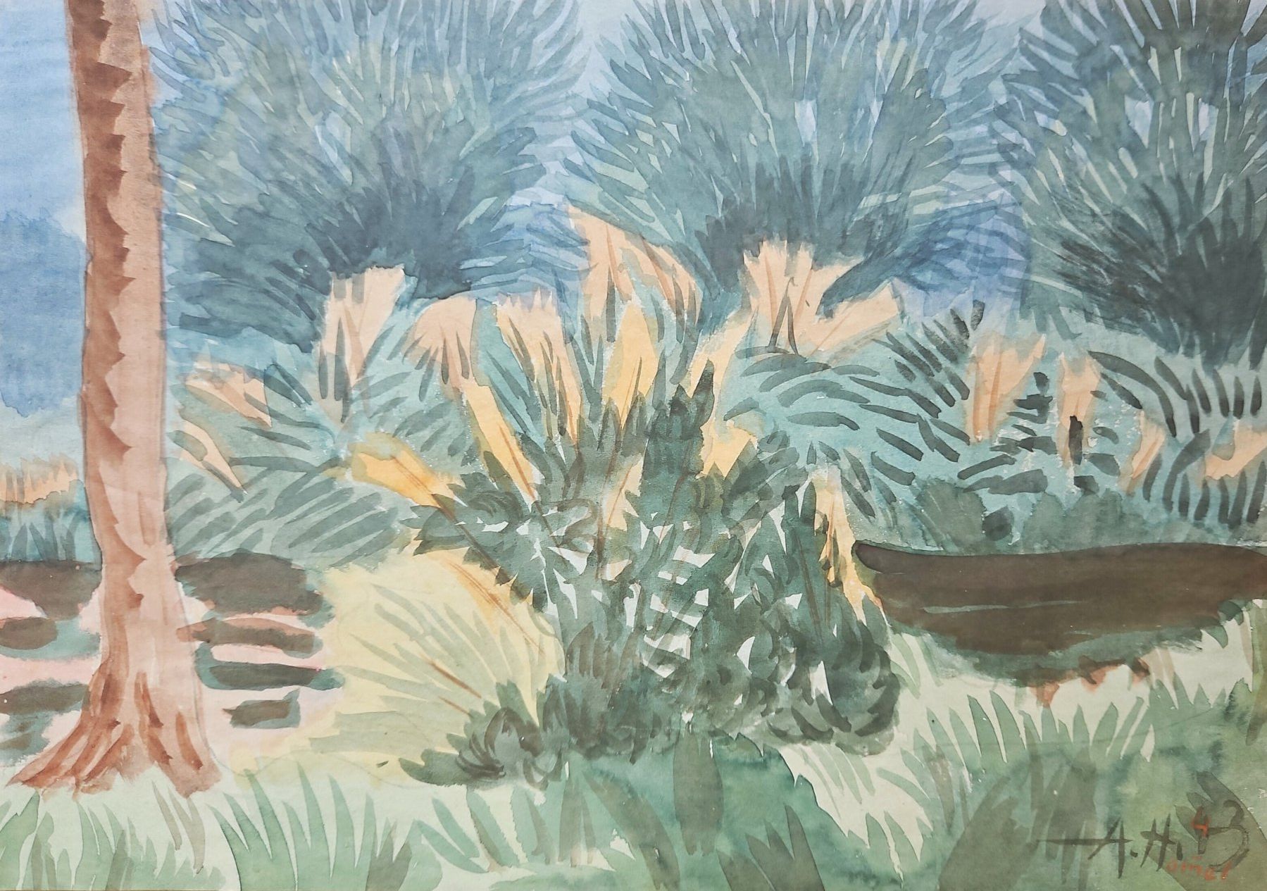 Dipinti: Albert Hammel (1883 - 1958) – Usato da Elgg venduto da cuendetkunst