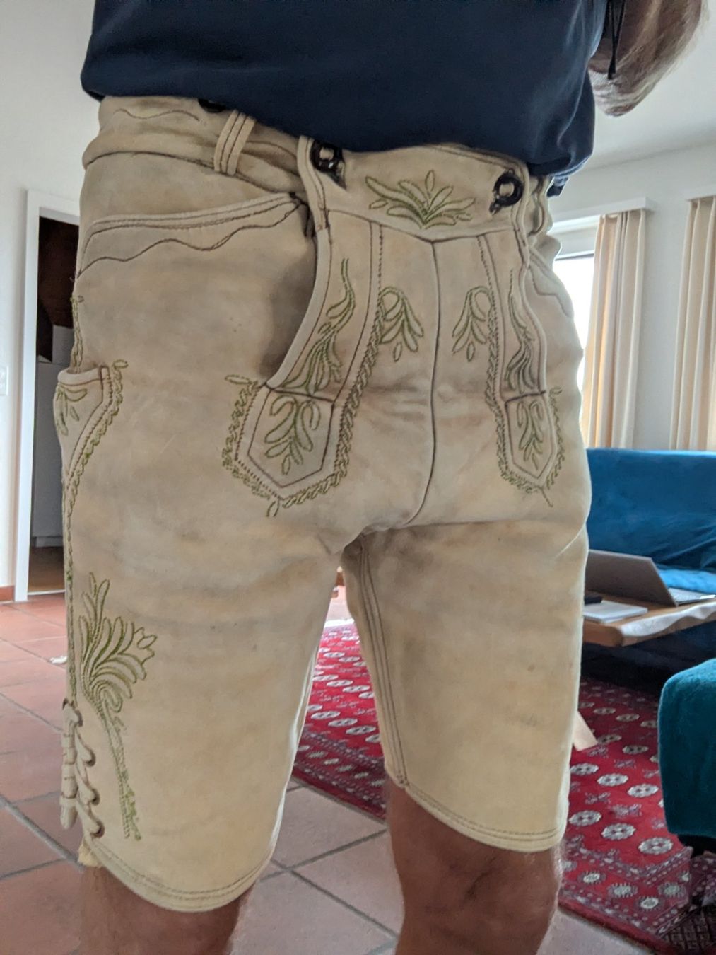 Hosen: Lederhose Hirschleder hell – Gebraucht aus Dielsdorf von Noga1