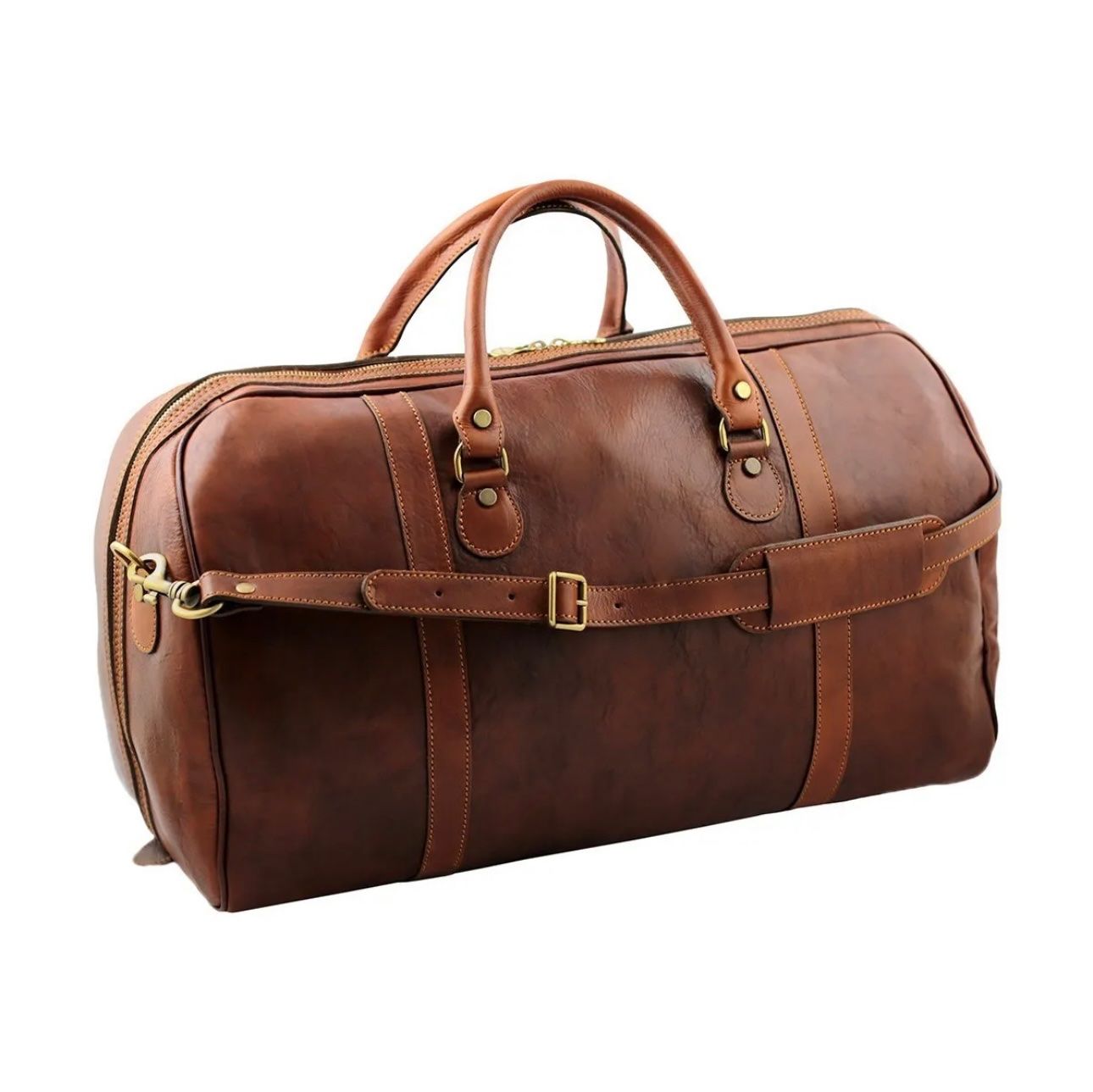 Borse: Reisetasche Leder Lisbona -  Farbe: Braun – Nuovo e nell'imballaggio originale da Wittenbach venduto da WWW.DRILUBAGS.CH 1