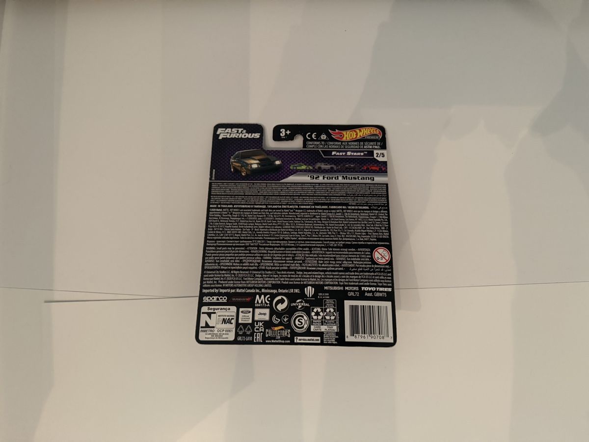 Hot Wheels Giocattoli: Hot Wheels Fast & Furious '92 Ford Mustang – Nuovo (secondo la descrizione) da Gutenswil venduto da Cresto 2