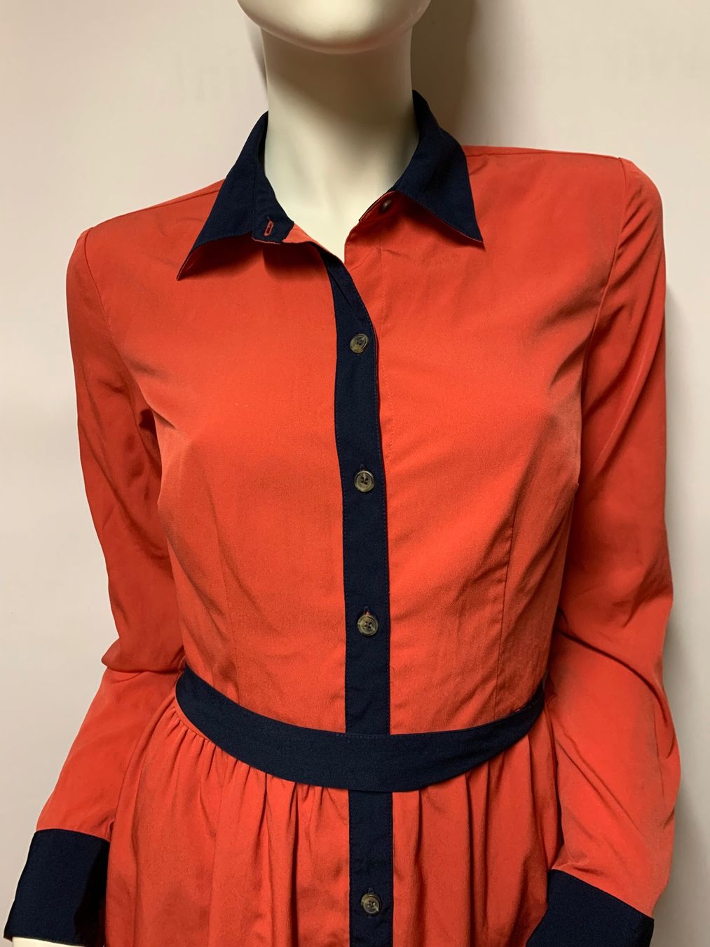 Tommy Hilfiger Vestiti: Wunderschönes Hilfiger Hemdkleid, Orange, Grösse S – Usato da Rosshäusern venduto da MiJoDoOl 1