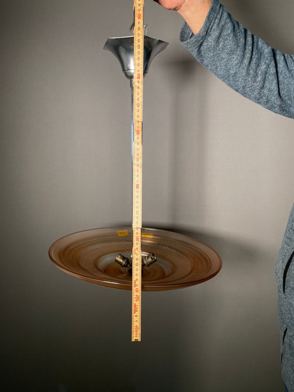Lampadari & plafoniere: Art Deco Deckenlampe aus Glas – Usato da Zürich venduto da Hedwig-steig 8