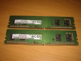 2 Stück 8gb ddr4 3200. Details siehe Bildern.