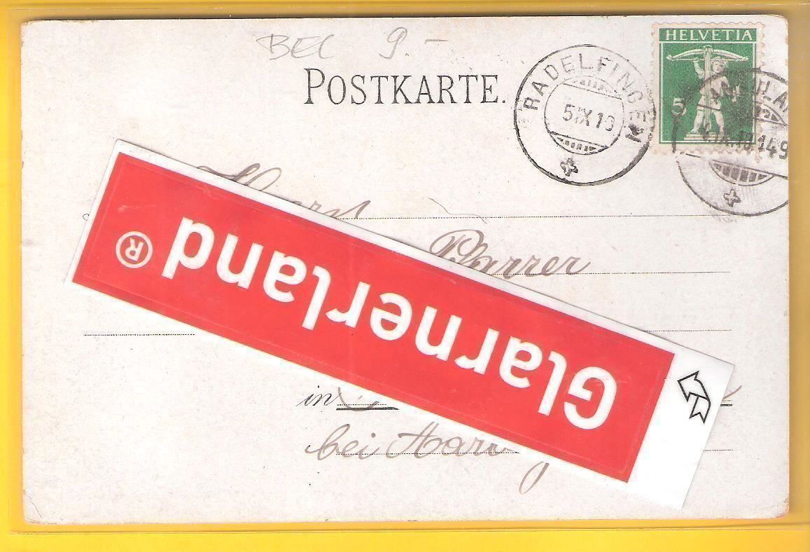 Ansichtskarten: 4.9.1910 Grindelwald Hotel BAER im Winter – Gebraucht aus Zürich von Hagliweg 2