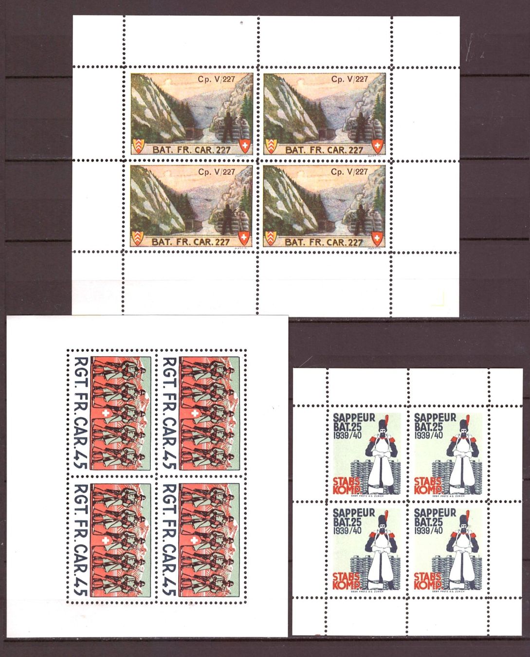 Tous les timbres: # 121 --- SOLDATENMARKEN – D'occasion à Dübendorf par Piero2