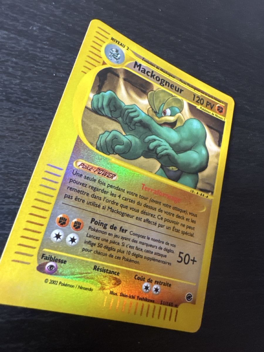 Pokémon Carte collezionabili: Mackogneur Holo reverse 51/165 team expédition  – Usato da Belprahon venduto da Rob_ain 2