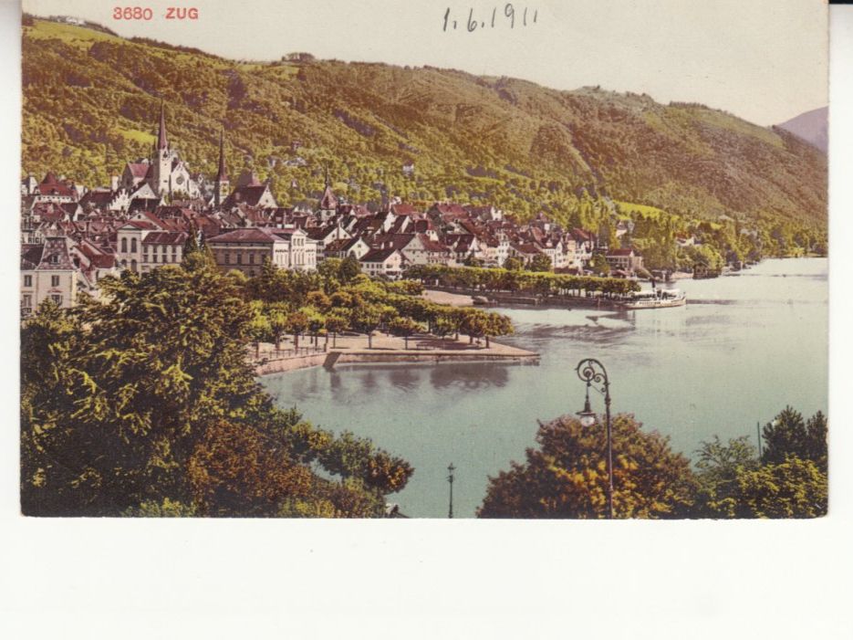 Cartoline postali: Zug 1911 – Usato da Bürglen TG venduto da StampGraf
