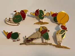 6 Pin National Versicherungen Nashorn