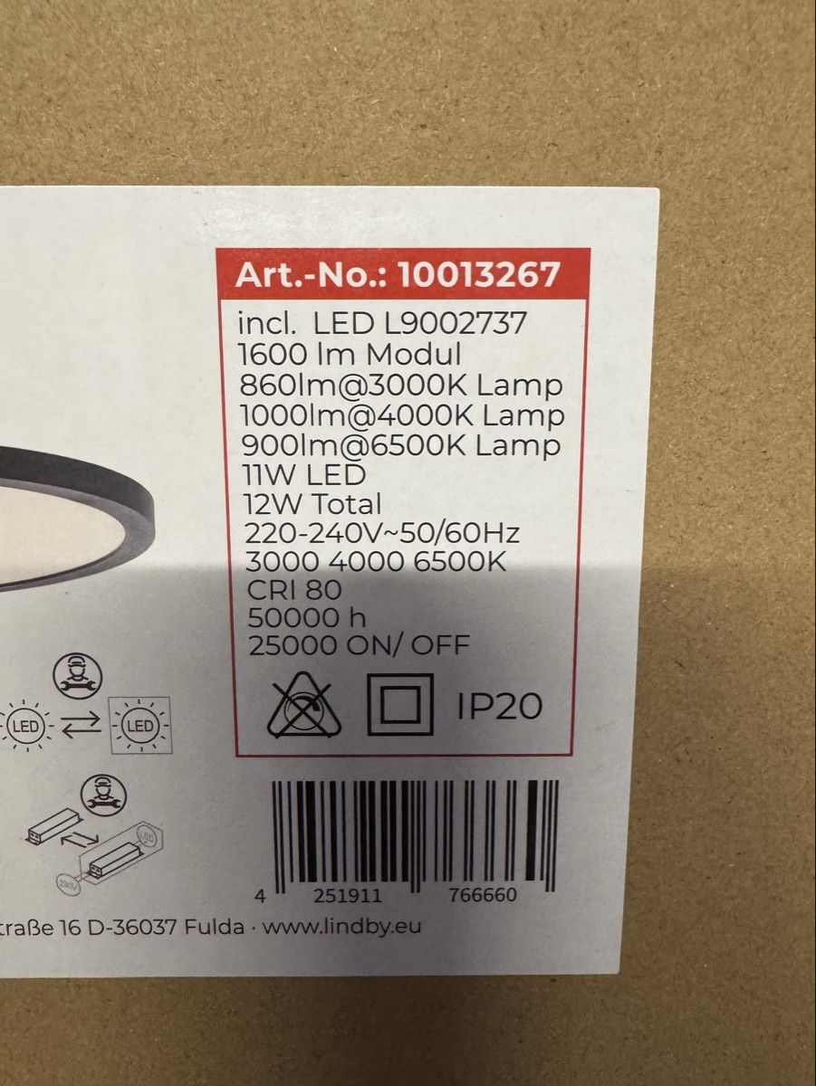 Kronleuchter & Deckenlampen: Lindby Deckenleuchte LED neu – Neu (gemäss Beschreibung) aus Schlieren von Freundlich02 3