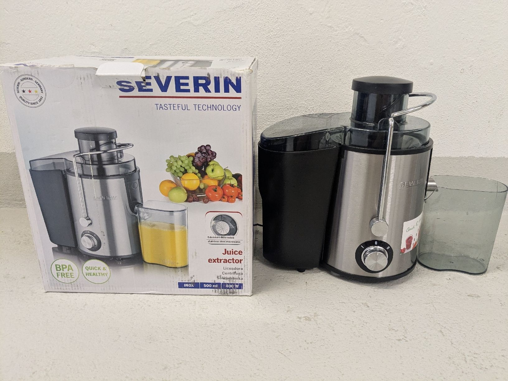 Elettrodomestici da cucina: Elektronischer Entsafter Juice extractor Severin – Usato da Zürich venduto da claudiafarmer