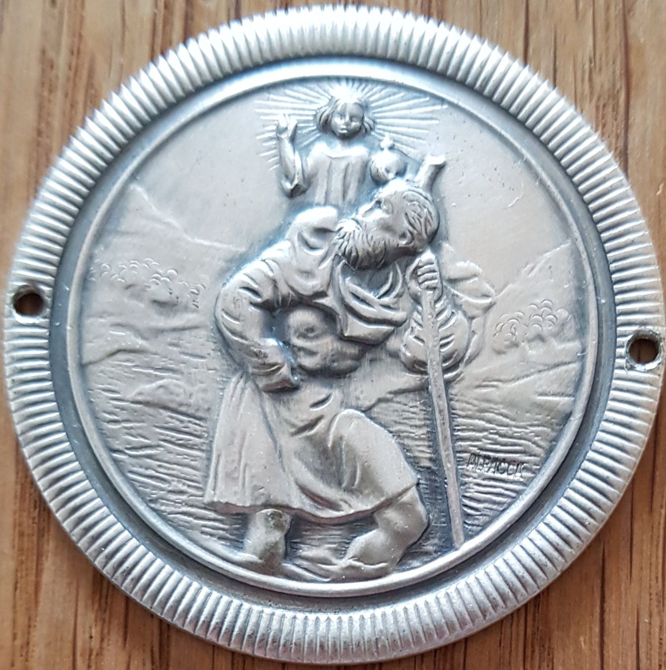 Medaillen: Plakette / Medaille Christophorus – Gebraucht aus Neuchâtel von Blondy_73