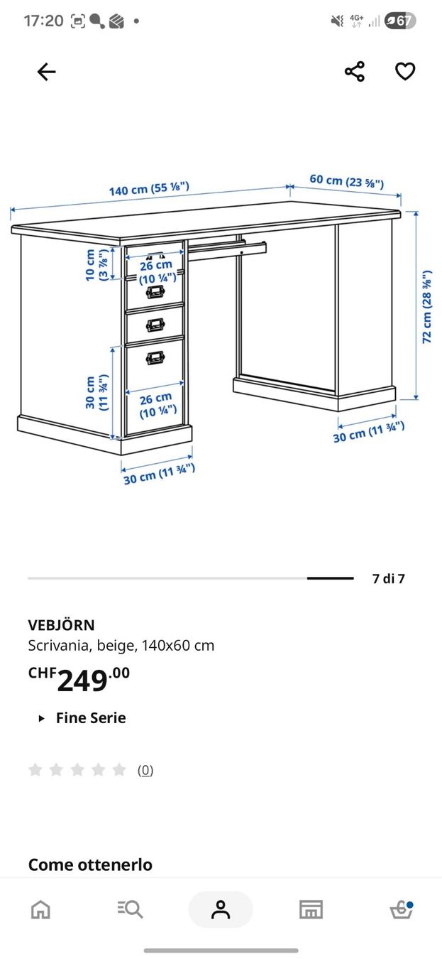 Ikea Bureaux: Bureau – D'occasion à Lausanne par fab_6fpg