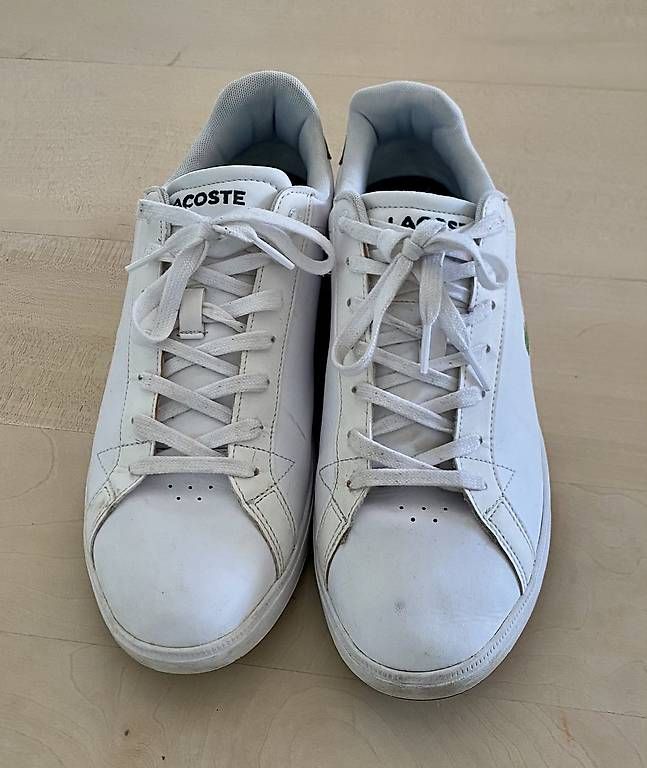 Lacoste Herrenschuhe: Lacoste Sneakers weiss Grösse 44 – Gebraucht aus Langendorf von subix 2