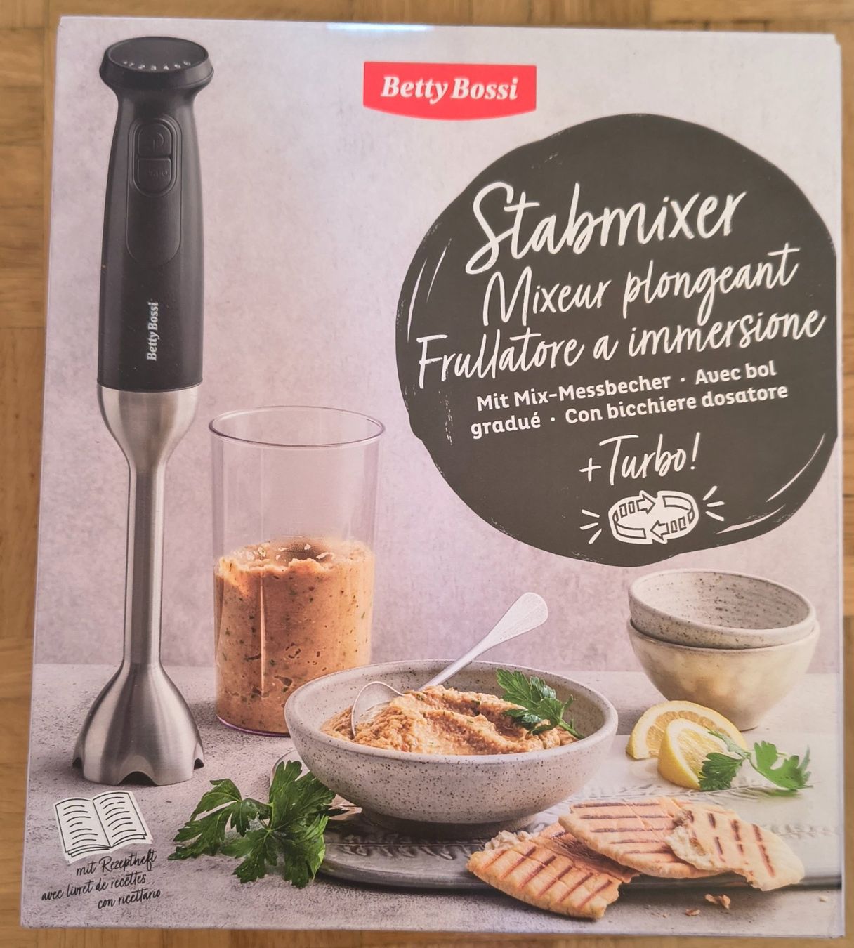 Betty Bossi Elettrodomestici da cucina: Stabmixer mit Messbecher Betty Bossie – Nuovo e nell'imballaggio originale da Zürich venduto da pos_8v8n