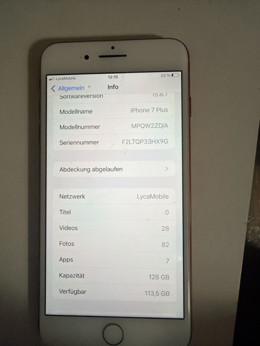 Apple Telefoni cellulari / Smartphones: Iphon 7 plus – Usato da Rorbas venduto da rai_kz2c 2