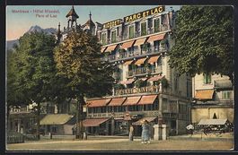 AK Montreux, Hotel Nicodet, Parc et Lac