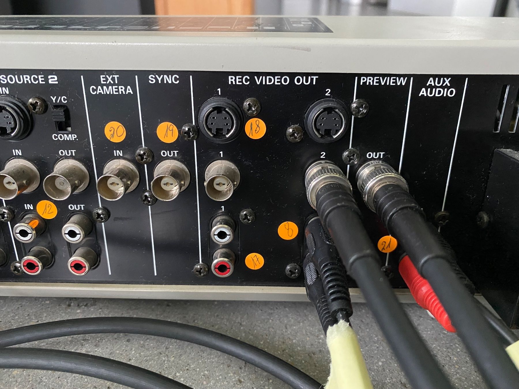 Panasonic Console di mixaggio: Panasonic WJ-MX12 Mixer – Usato da Anglikon venduto da Couture-Shop 5