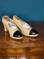 Vintage 1940sDesigner BicolourMaryJane’s Chanel Pumps 37.5Eu