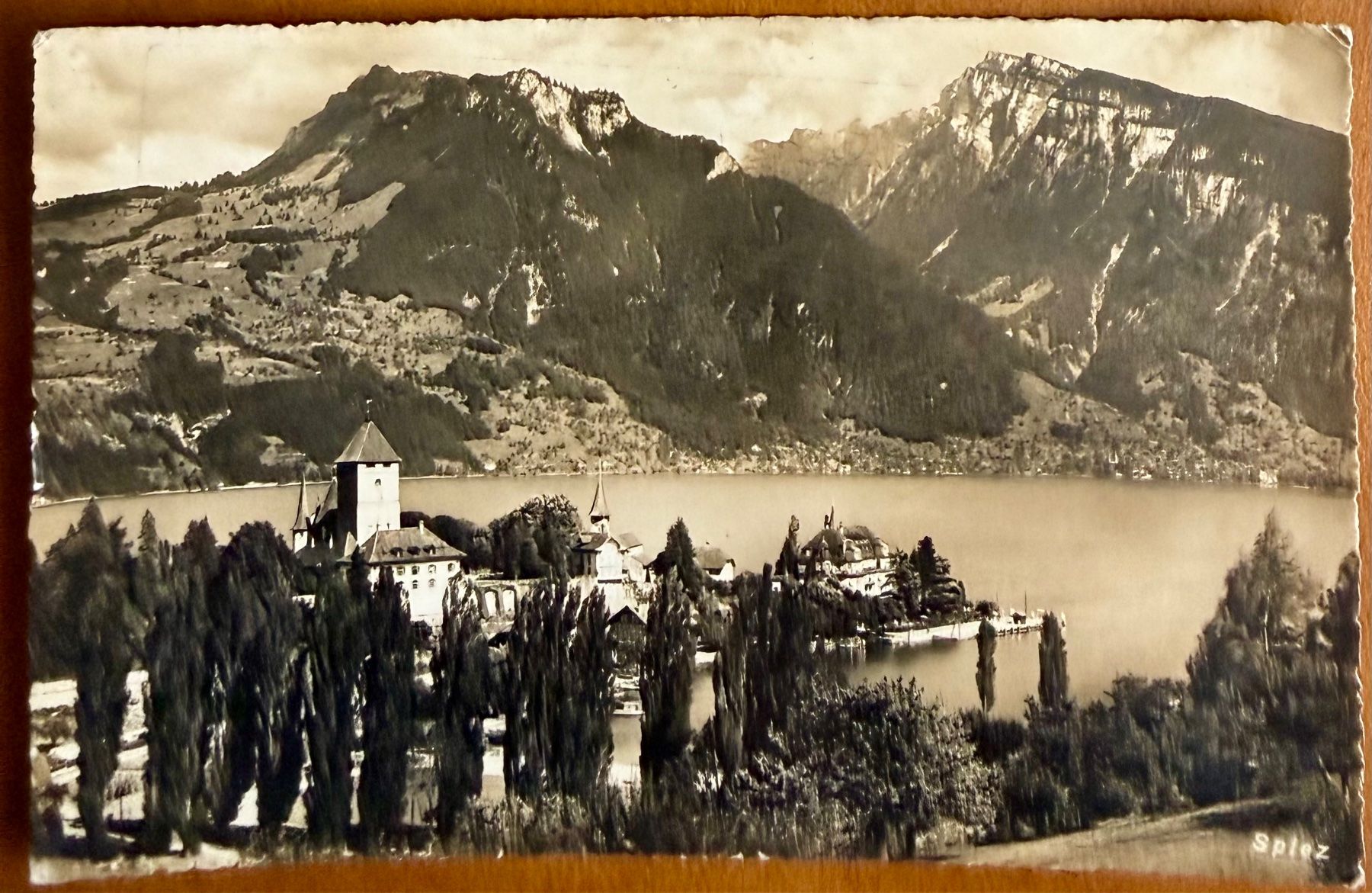 Cartoline postali: Spiez - 1948 – Usato da Lutry venduto da Ediego