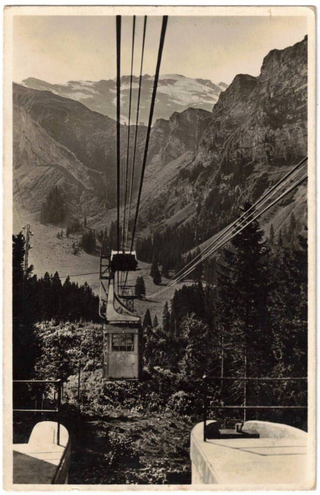Cartoline postali: Engelberg - Luftseilbahn Gerschnialp--Trübsee – Usato da Binningen venduto da Mountainrider