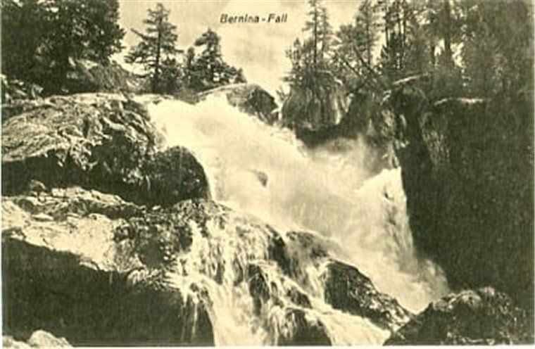 Cartoline postali: Bernina-Fall – Usato da Ottikon b.Kemptth. venduto da Neptun1974