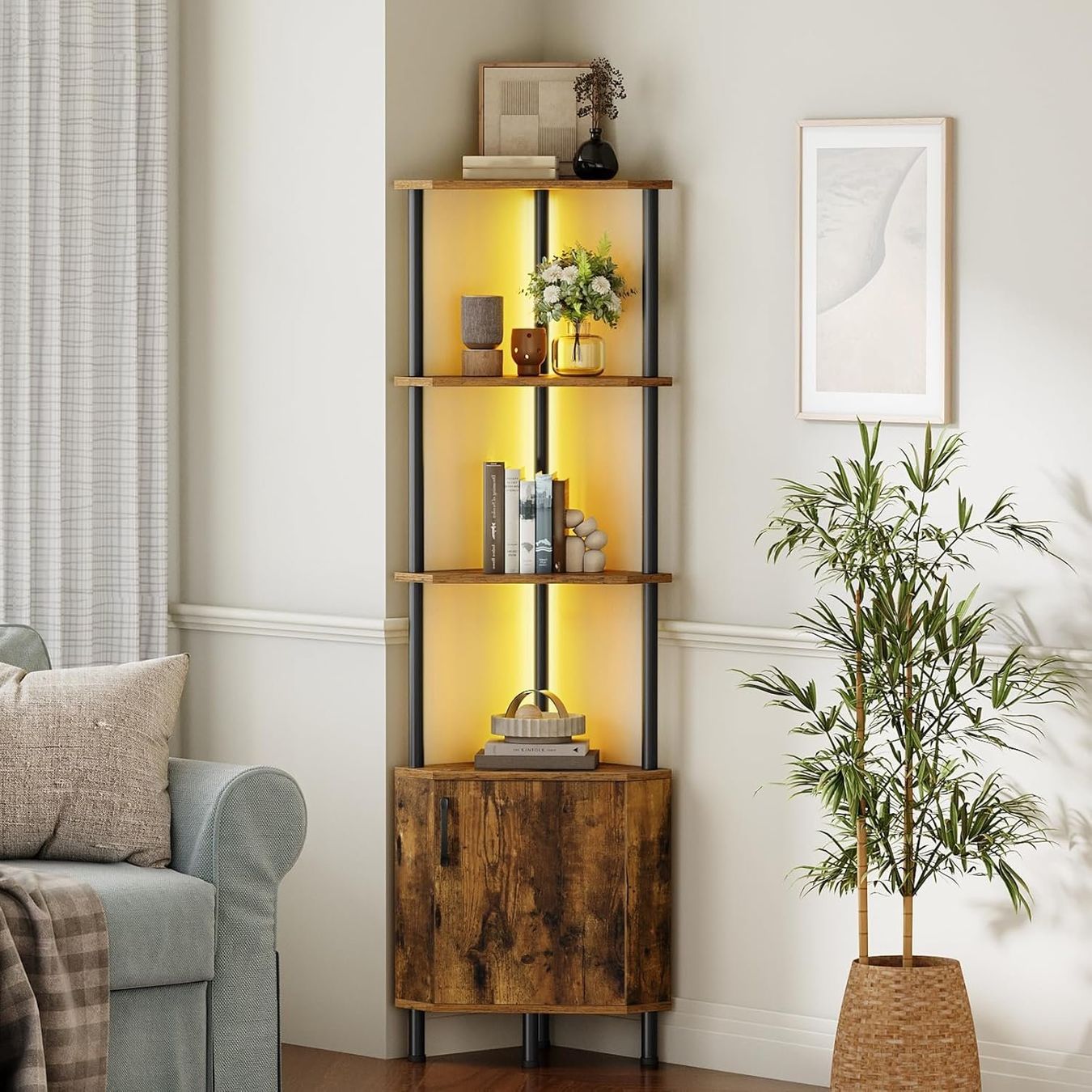 Regale: Regal mit LED-Beleuchtung – Neu (gemäss Beschreibung) aus Sins von Taschending 3