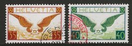 1933 : Flugpost Nr. F14z + F15z : KP 185.--