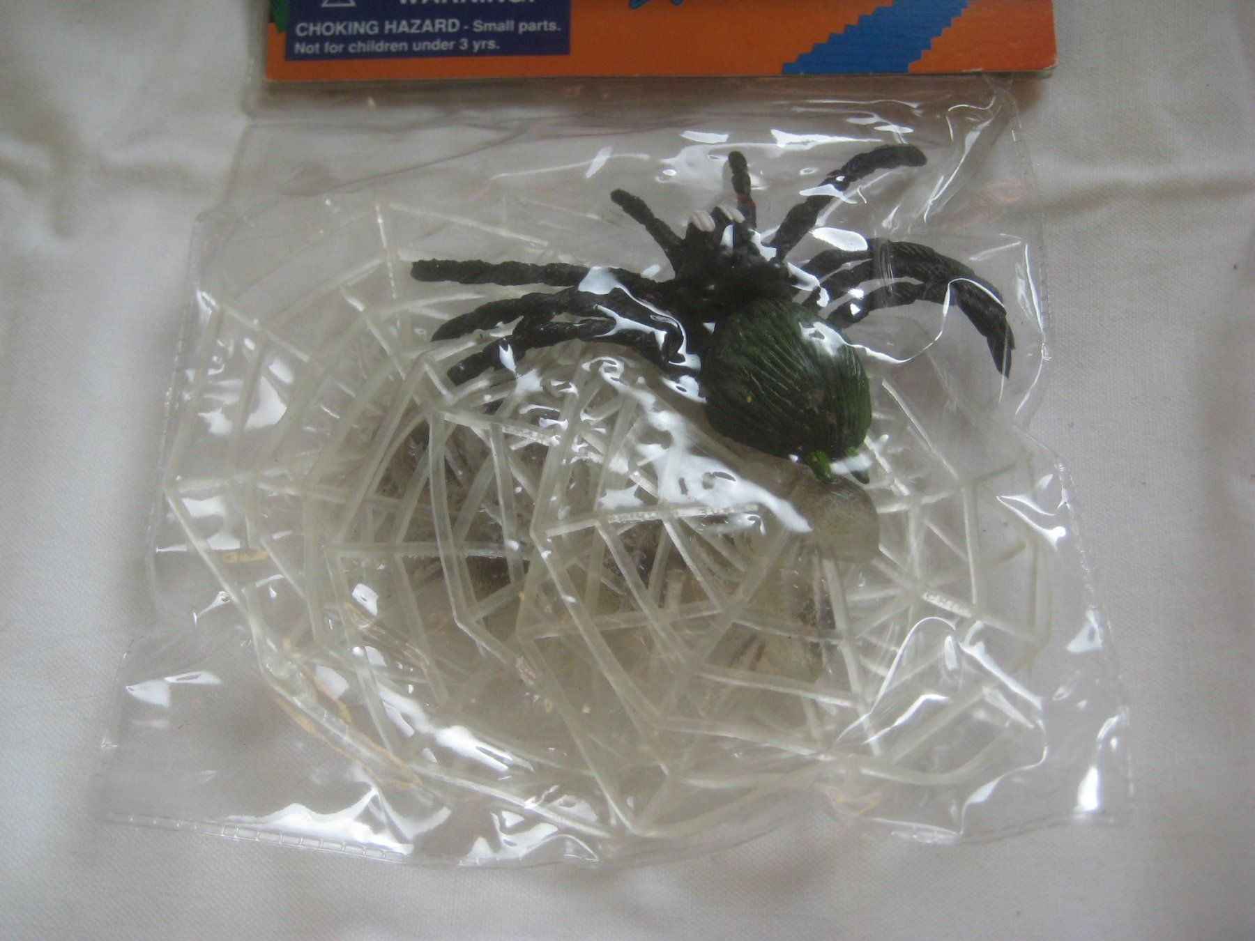 Alle Dekorationen: HALLOWEN    SPINNE  MIT NETZ – Neu und originalverpackt aus Uster von flocke1 1