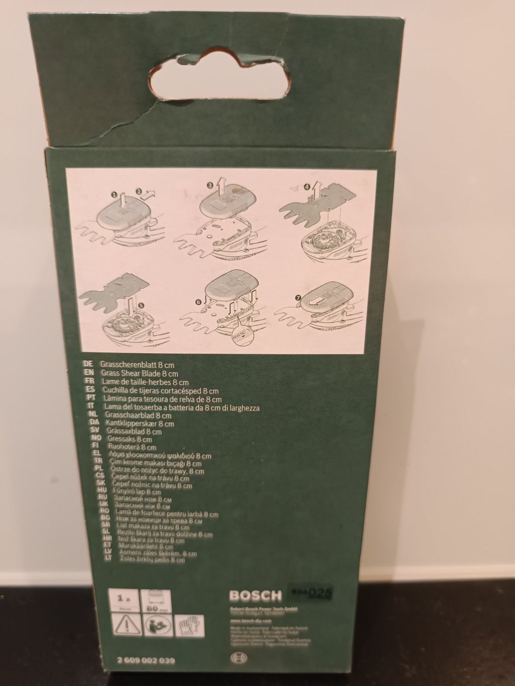 Bosch Tagliaerba: Neues Bosch Grasscherenblatt 8 cm – Nuovo e nell'imballaggio originale da Rüthi (Rheintal) venduto da Balty 2