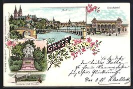 Litho Basel, Zentralbahnhof, Denkmal der