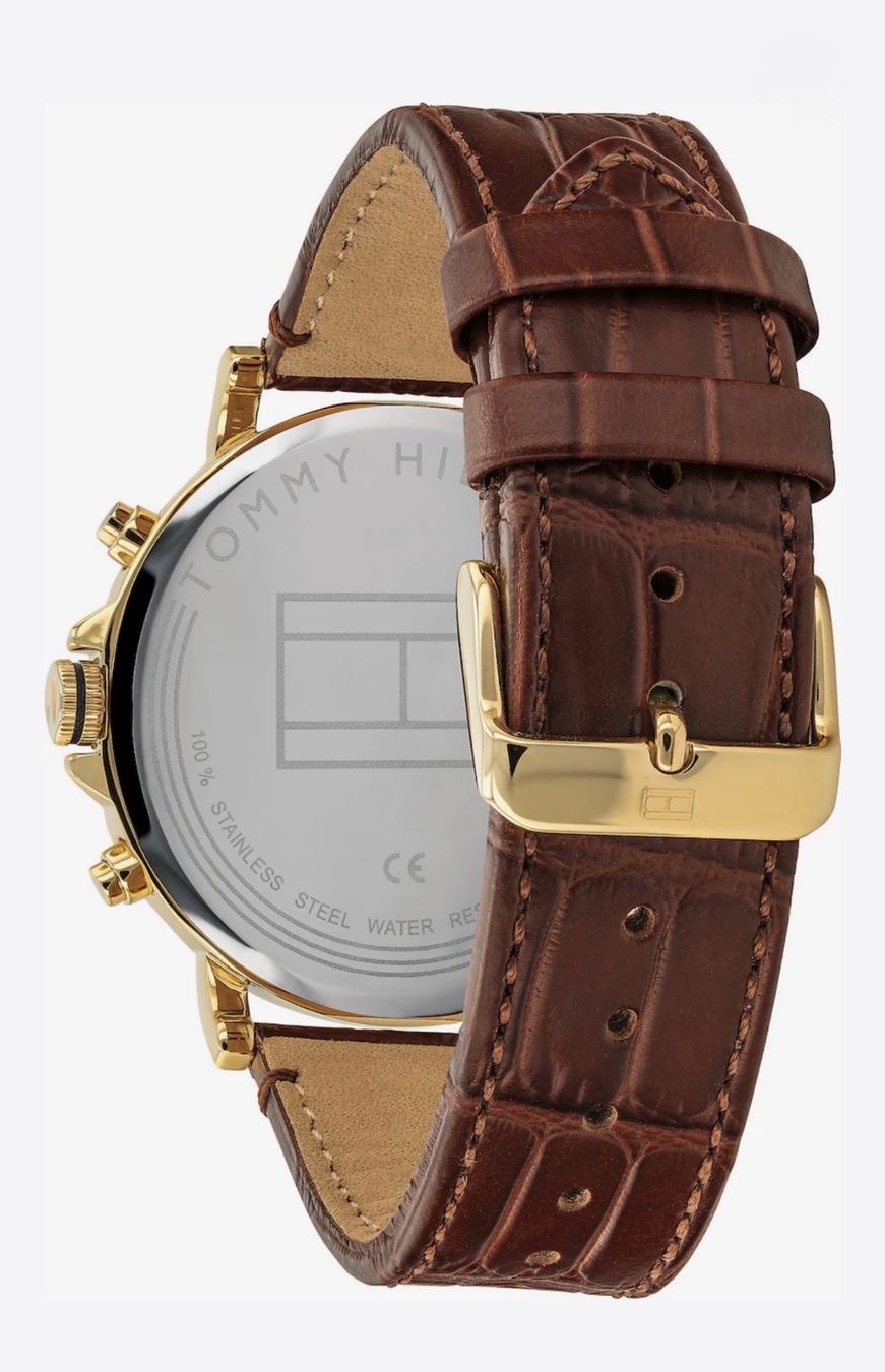 Tommy Hilfiger Orologi: TOMMY HILFIGER Multifunktionsuhr 'Dressed Up' in Braun – Nuovo e nell'imballaggio originale da Oberaach venduto da Dandy2021 1