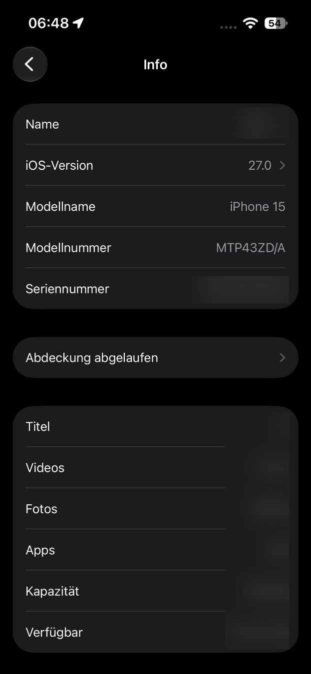 Apple Telefoni cellulari / Smartphones: iPhone 15 - 128GB - Blau – Usato da Illnau venduto da Portland80 8