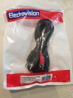 Jack Plug To 2x Phone Kabel 5m Neu!