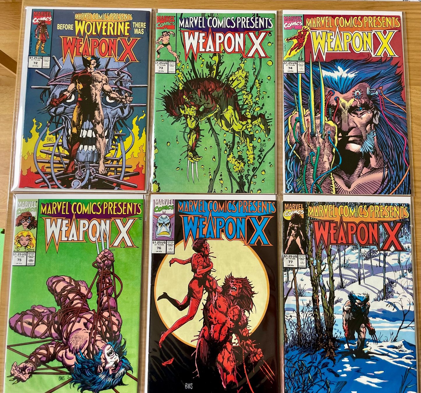 Fumetti: Weapon X Wolverine FULL SET - Marvel Comics Presents #72-84 – Usato da Zürich venduto da molcomics